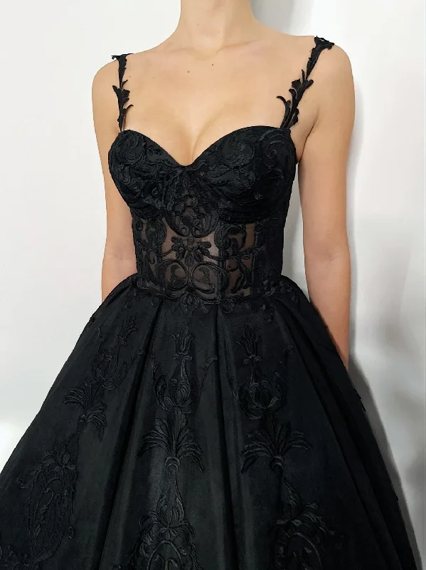 Value Deals elegant shift dressBlack gothic lace corset strap wedding dress, long train alternative bride dress,DS9576 Value Deals elegant shift dressBlack gothic lace corset strap wedding dress, long train alternative bride dress,DS9576