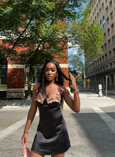 Steals and Deals draped dressBlack Straps Embroidery Homecoming Dress Short Evening Dress, DP2434