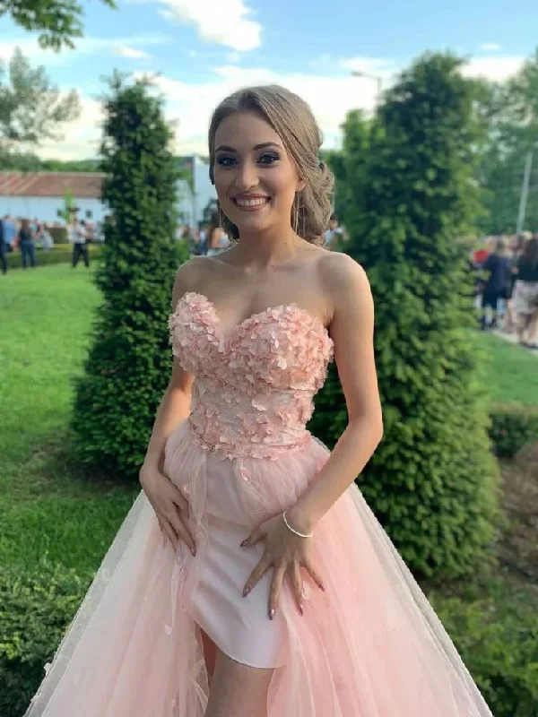Price Cut casual slip dressPink Tulle Wedding Dress Floral Bridal Gown Corset Party Prom Dress,DP0214