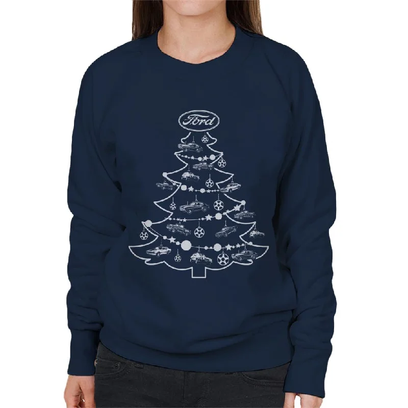 Deal Explosion eco-friendly sports hoodieFord Christmas Tree Baubles Women's Sweatshirt
