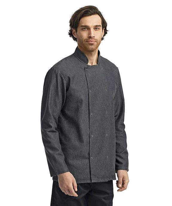Buy More, Save More modern coatRP660 - Artisan Collection by Reprime Unisex Denim Chefs Coat