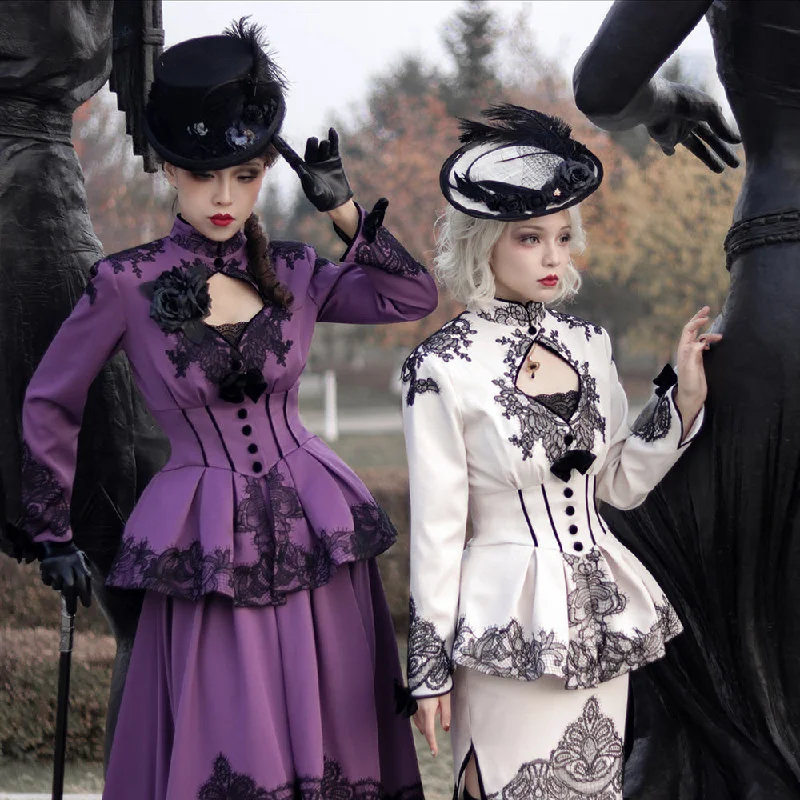 Unbeatable Prices elegant dressHenrietta~Vintage Lolita Suit Multicolor