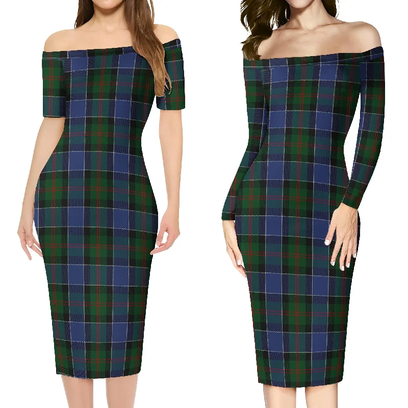New Deals McFadzen #01 Tartan Off Shoulder Lady Dress