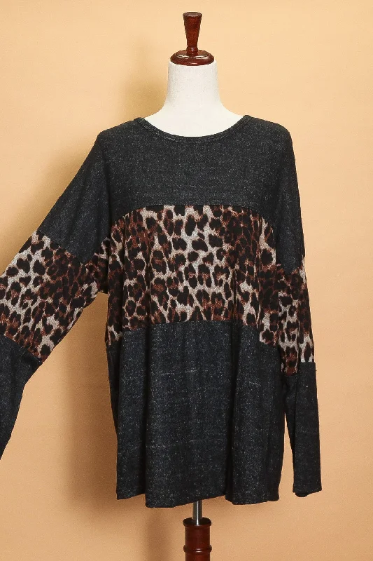 Early Bird Discount versatile coatPlus Charcoal Animal Sweater