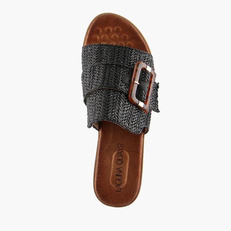 Daily Deals fitted cocktail dressMivari Black Raffia Shoes