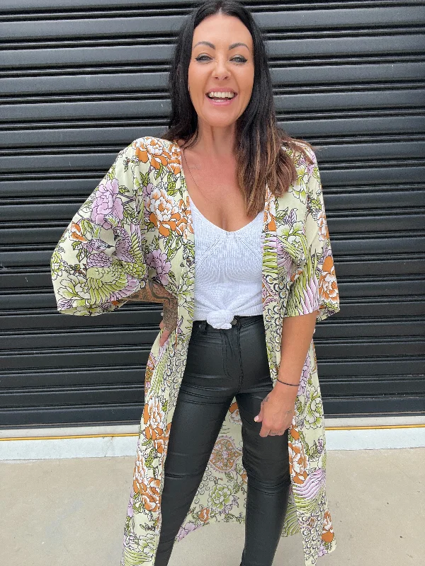 Best Seller fitted dressBodhi Kimono Limeade