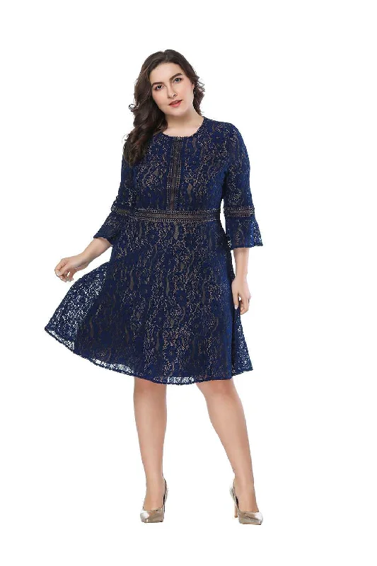 Fantastic Offers ruched dressKittenAlarm - New Fashion Spring and summer new plus size women's nylon cotton lace short skirt large size